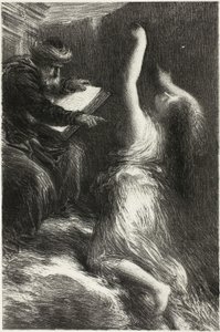 Parsifal, Ato II: Evocação de Kundry de Ignace Henri Jean Fantin-Latour