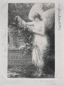 Em Stendhal de Ignace Henri Jean Fantin-Latour