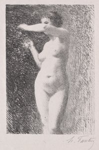 Estudo para Eva de Ignace Henri Jean Fantin-Latour