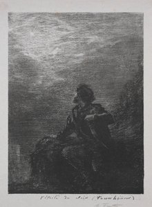 A estrela da noite de Ignace Henri Jean Fantin-Latour