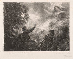 A fada dos Alpes de Ignace Henri Jean Fantin-Latour