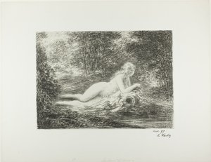 A primavera na floresta de Ignace Henri Jean Fantin-Latour