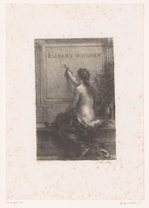 Impressão do título para: Richard Wagner, sa vie et ses œuvres
Richard Wagner (título sobre o objecto)
Immortalité
Vida e obra de Richard Wagner (título da série) de Ignace Henri Jean Fantin Latour