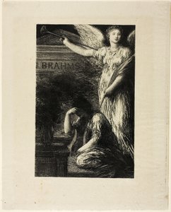 Para J. Brahms de Ignace Henri Jean Fantin-Latour