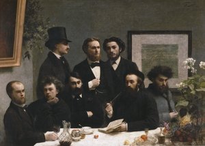 Um canto da mesa de Henri Fantin-Latour