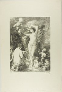Vênus emergente de Ignace Henri Jean Fantin-Latour