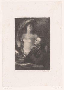 Wagner olha para a sua musa
La Muse
Vida e obra de Richard Wagner (título da série) de Ignace Henri Jean Fantin Latour