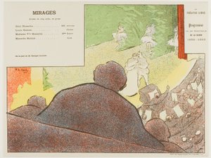 Quinto espetáculo: Mirages, para Le Théatre Libre de Henri-Gabriel Ibels