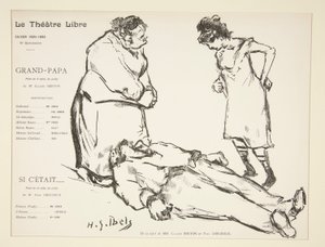 Programa do Teatro Livre: Vovô de Henri Gabriel Ibels