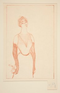 Yvette Guilbert de Henri Gabriel Ibels