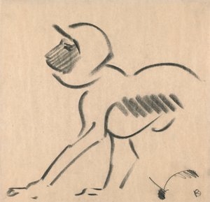 Macaco de agachamento de Henri Gaudier Brzeska
