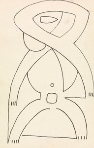 Estudo da Figura para um Desenho de Relevo de Henri Gaudier-Brzeska