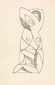 Figura Feminina de Ajoelhamento de Henri Gaudier Brzeska