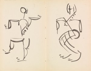 Números de Danças Masculinas e Femininas de Henri Gaudier Brzeska