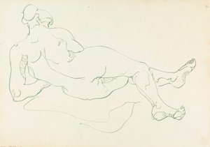 Figura Feminina Reclinada de Henri Gaudier Brzeska