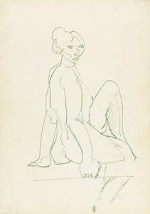 Figura Feminina Sentada de Henri Gaudier Brzeska