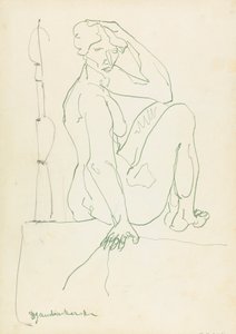 Figura Feminina Sentada de Henri Gaudier Brzeska