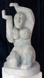 Mulher sentada, c1911-1915 de Henri Gaudier Brzeska