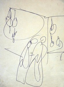 Compradores fora dos Poulterers de Henri Gaudier Brzeska