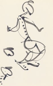 Estudo para "Red Stone Dancer", 1914 de Henri Gaudier Brzeska