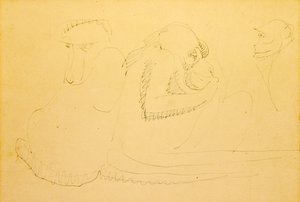 Três Macacos de Henri Gaudier Brzeska