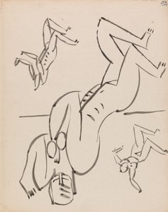 Três Estudos para uma Figura Feminina de Henri Gaudier-Brzeska