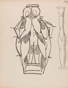 Dois Estudos para uma Coluna Escultórica de Henri Gaudier-Brzeska