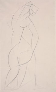 Sem título (estudo para o dançarino Red Stone) de Henri Gaudier Brzeska