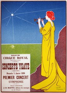 Concertos Ysaye no circo real em Bruxelas de Henri Georges Jean Isidore Meunier