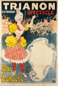 Concerto Trianon Spectacle Bal, 1897.