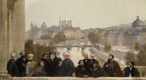 Panorama do século: Dupré, Rousseau, Isabey, Millet, Couture, Daubigny, Diaz, Corot, Troyon, Fromentin, Barye, Decamp, Courbet, Robert-Fleury de Henri Gervex