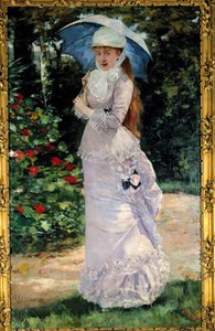 Retrato de Madame Valtesse de la Bigne (1861-1910), cortesã que serviu de modelo para Nana. Pintura de Henri Gervex (1852-1929)