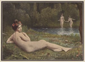 Prazeres do Verão (cor litho) de Henri Guinier