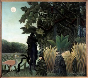 O encantador de serpentes de Henri J.F. (1844-1910) Rousseau