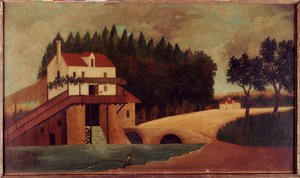 O moinho, c.1896 de Henri J.F. Rousseau