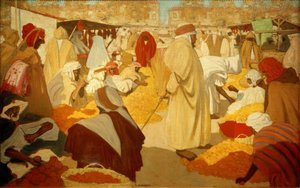 H.Evenepoel, Orangenmarkt em Blidah