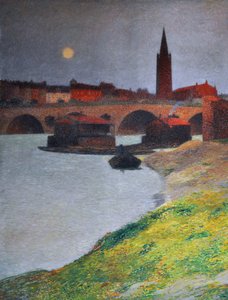 Vista de Toulouse, c.1900 (fresco)