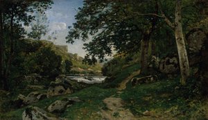 O Caminho Rochoso no Morvan Chemin des roches dans le Morvan, 1869.