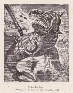 Monstro submarino (litografia)