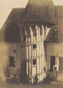 Escadaria de madeira em Chartres, 1852.