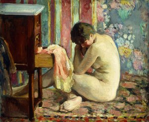 Nu com camisa rosa; Nu la la Chemise Rose, 1926