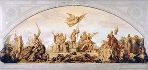 França sob os Capetiens, Valois e os Bourbons, 1856 de Henri Lehmann