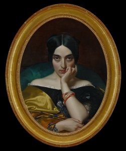 Retrato de Clémentine (Senhora Alphonse) Karr de Henri Lehmann