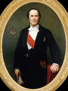 Retrato de Georges-Eugène Baron Haussmann 1809-1891, ca 1860. de Henri Lehmann