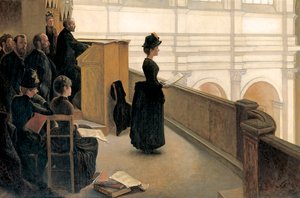 O Ensaio no Choir Loft (óleo sobre tela)