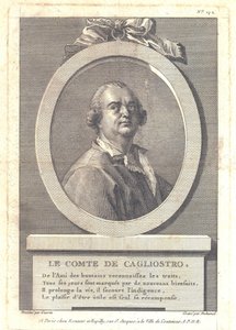 Conde Alessandro di Cagliostro 1743-1795, 1781