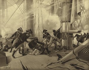 Batalha de Trafalgar, 1805 (gravura)