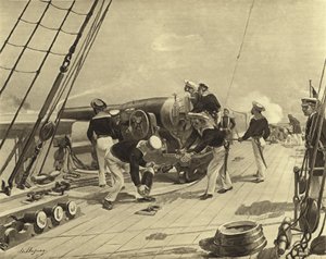 Bombardeio de Alexandria, 1882 (gravura)