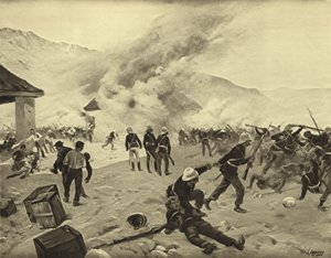 Defesa da Deriva de Rorke, 1879 (gravura)