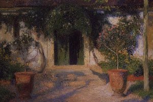 Entrada, casa de Henri Martin